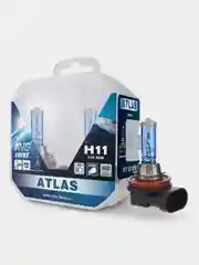 Галогенная лампа AVS ATLAS PB, 5000К, PB, H11, 12V, 55W, 2шт