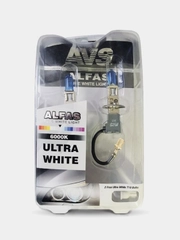 Газонаполненные лампы AVS ALFAS Pure-White 6000К H1 12V 85W, комплект 2+2 (T-10) шт.