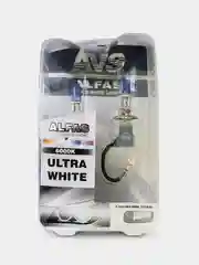 Газонаполненные лампы AVS ALFAS Pure-White 6000К H1 12V 85W, комплект 2+2 (T-10) шт.