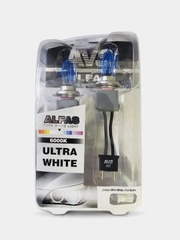 Газонаполненные лампы AVS ALFAS Pure-White 6000К H7 12V 85W, комплект 2+2 (T-10) шт.