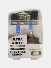 Газонаполненные лампы AVS SPECTRAS Xenon 5000K H11 12V 75W, комплект 2+2 (T-10) шт.
