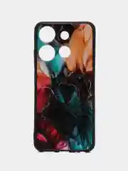 Фиолетовый силиконовый чехол для Infinix SMART 7, с принтом, с рисунком, Инфиникс Смарт 7