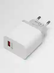 Белый сетевое зарядное устройство FaizFull Fc-66, быстрая зарядка, USB, 18W