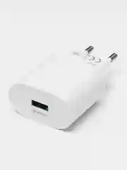 Белый сетевое зарядное устройство FaizFull Fc-64, быстрая зарядка, USB, 18W