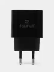 Черный сетевое зарядное устройство FaizFull Fc-64, быстрая зарядка, USB, 18W