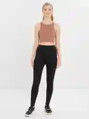 Черный спортивные леггинсы, женские