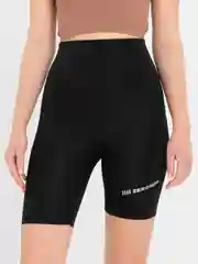 Черный велосипедки женские, спортивные, с карманом для телефона