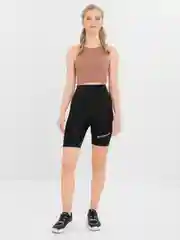 Черный велосипедки женские, спортивные, с карманом для телефона