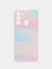 Пудровый силиконовый чехол на Tecno Spark Go 2022/8С/9 (Текно Спарк Гоу 2022/8С/9)