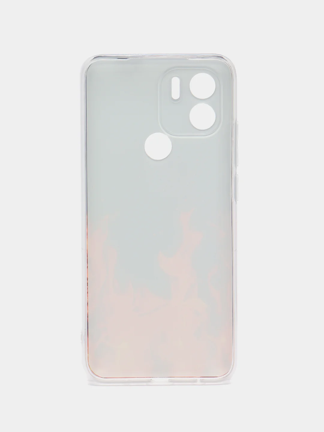 Оранжевый силиконовый чехол на Xiaomi Redmi A1+/Redmi A2+/Poco C51/C50 (Редми A1 Плюс/Редми А2 Плюс)