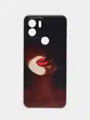 Фиолетовый силиконовый чехол на Xiaomi Redmi A1+/Redmi A2+/Poco C51/C50 (Редми A1 Плюс/Редми А2 Плюс)