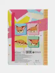 Аметистовый блокнот в точку 72 листа А5 Аниме. Точкабук "Anime Pets", бумага 100 гр/м2. Проф-Пресс