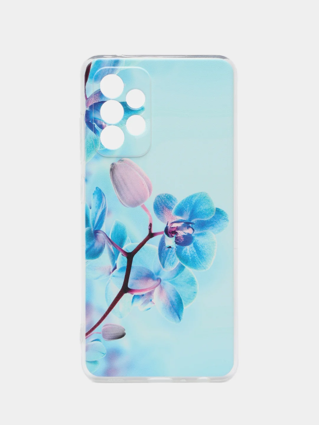 Лазурный силиконовый чехол на Samsung Galaxy A52/A52s (Самсунг А52/A52s)