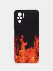 Оранжевый чехол для Xiaomi Redmi Note 10/Note 10S/Poco M5s (Сяоми Редми Нот 10/Нот 10с/Поко M5с)