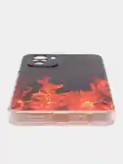 Оранжевый чехол для Xiaomi Redmi Note 10/Note 10S/Poco M5s (Сяоми Редми Нот 10/Нот 10с/Поко M5с)