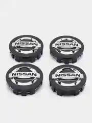 Колпачки-заглушки на литые диски Ниссан (Nissan), в двух размерах