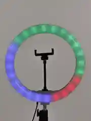 Мощная кольцевая RGB селфи-лампа 30 см, с устойчивым штативом 160 см, с пультом, на 8 марта