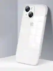 Мятный чехол стеклянный для айфон