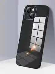 Мятный чехол стеклянный для айфон