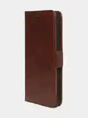 Коричневый чехол-книжка GQ Lite для Infinix Note 30 Pro из высококачественной кожи