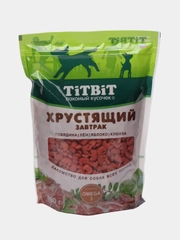 Лакомство для собак всех пород TiTBiT Завтрак хрустящий с говядиной, 700 г
