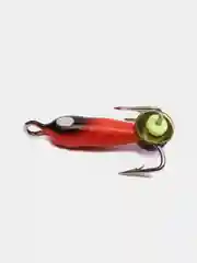 Алый мормышка вольфрам для рыбалки, крючки Mustad "Чертик", до 1,5г, зимняя, вольфрамовый черт