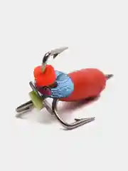 Алый мормышка вольфрам для рыбалки, крючки Mustad "Чертик", до 1,5г, зимняя, вольфрамовый черт