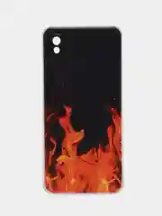 Оранжевый силиконовый чехол на Xiaomi Redmi 9A (Сяоми Редми 9A)