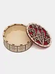 Фуксия подарочная коробка, новогодняя, шкатулка