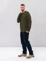Зеленый джемпер мужской