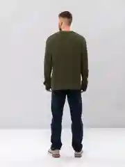 Зеленый джемпер мужской