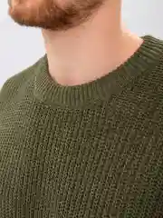 Зеленый джемпер мужской