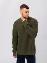 Зеленый джемпер мужской