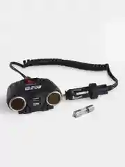 A80922S Разветвитель прикуривателя 12/24 (на 2 выхода+2USB) CS230U