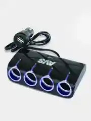 A78116S Разветвитель прикуривателя AVS 12/24 (на 4 выхода+2USB) CS410U