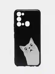 Бронзовый силиконовый чехол для Itel Vision 3, с принтом, с рисунком, Ител Вижен 3
