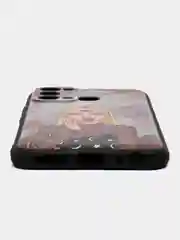 Пудровый силиконовый чехол для Itel Vision 3, с принтом, с рисунком, Ител Вижен 3