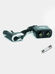 43256 Разветвитель прикуривателя 12/24 (на 2 выхода+USB) CS213U