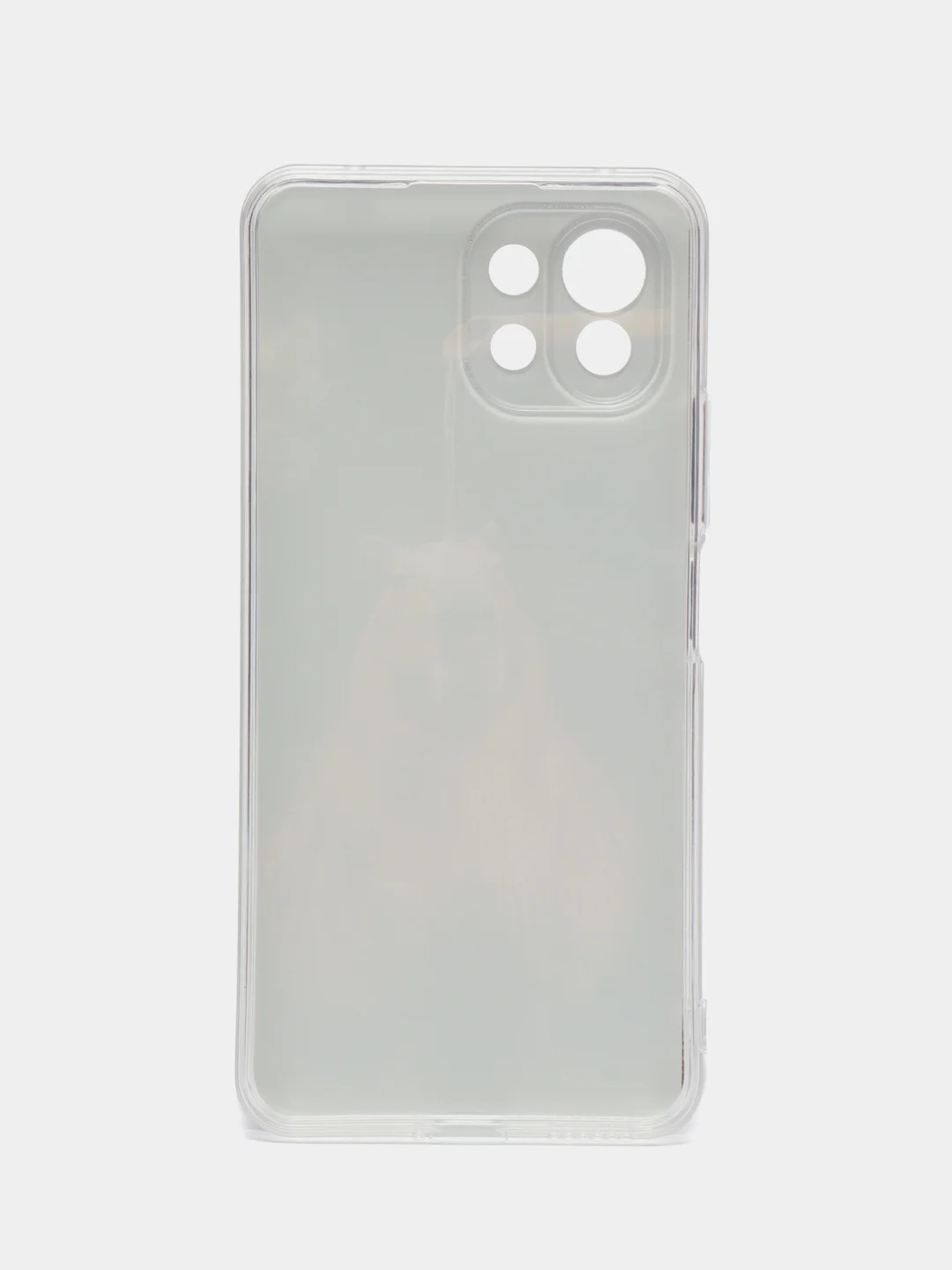 Коричневый силиконовый чехол на Xiaomi Mi 11 Lite/5G NE (Сяоми Ми 11 Лайт/5G NE)