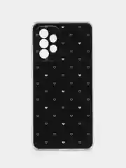 Черный силиконовый чехол на Samsung Galaxy A52/A52s (Самсунг А52/A52s)