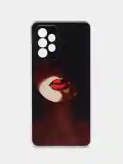Фиолетовый силиконовый чехол на Samsung Galaxy A52/A52s (Самсунг А52/A52s)