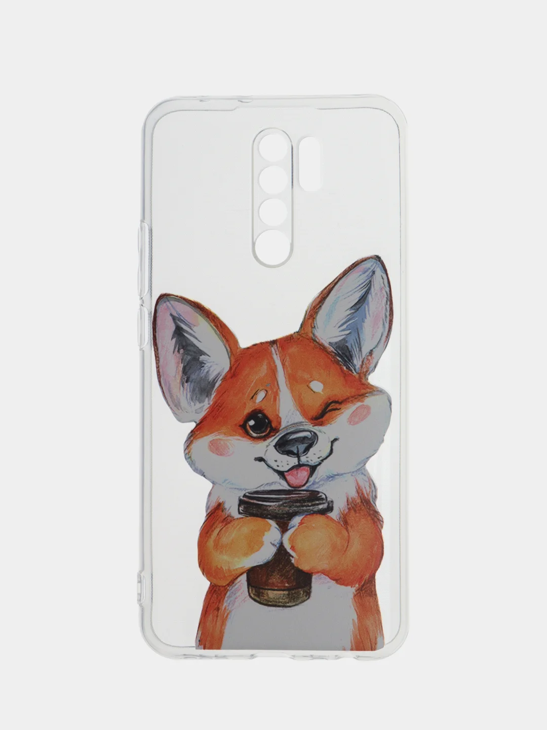 Бронзовый силиконовый чехол для Xiaomi Redmi 9 (Сяоми Редми 9)