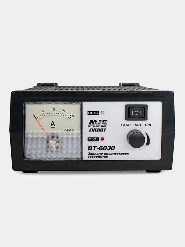 Зарядное устройство для автомобильного аккумулятора AVS BT-6030 (20A) 12V A78866S