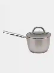 Ковш нержавейка, 2 л, крышка стекло, ручка нержавеющая сталь, Daniks, Перл, GS-01205-16S