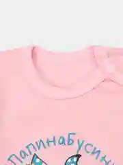 Розовый боди утепленное