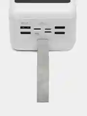 Белый power Bank с поддержкой QC3.0, 22,5 Вт, 100.000/ 90.000/ 80000 / 60000 / 50000 / 30000 мАч