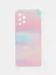 Пудровый силиконовый чехол на Samsung Galaxy A32 (Самсунг А 32)