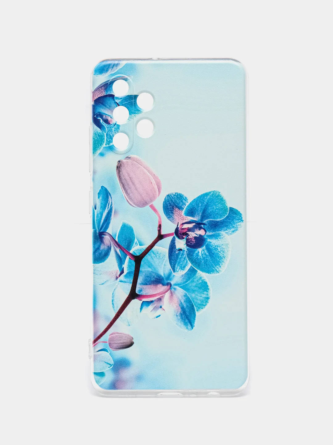 Лазурный силиконовый чехол на Samsung Galaxy A32 (Самсунг А 32)