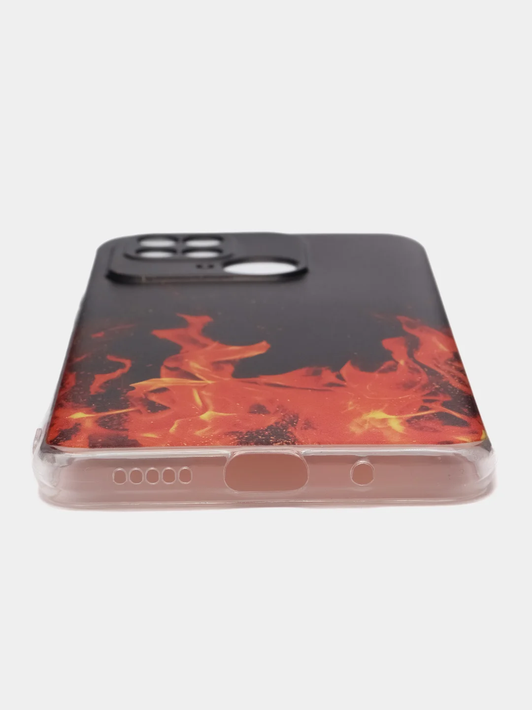 Оранжевый силиконовый чехол на Xiaomi Redmi 10C (Сяоми Редми 10С)