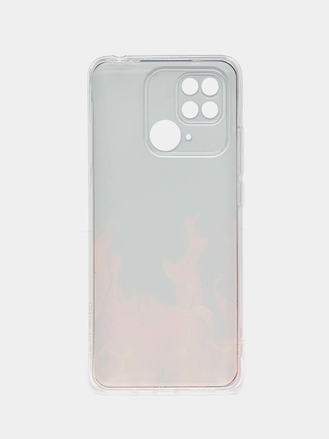 Оранжевый силиконовый чехол на Xiaomi Redmi 10C (Сяоми Редми 10С)